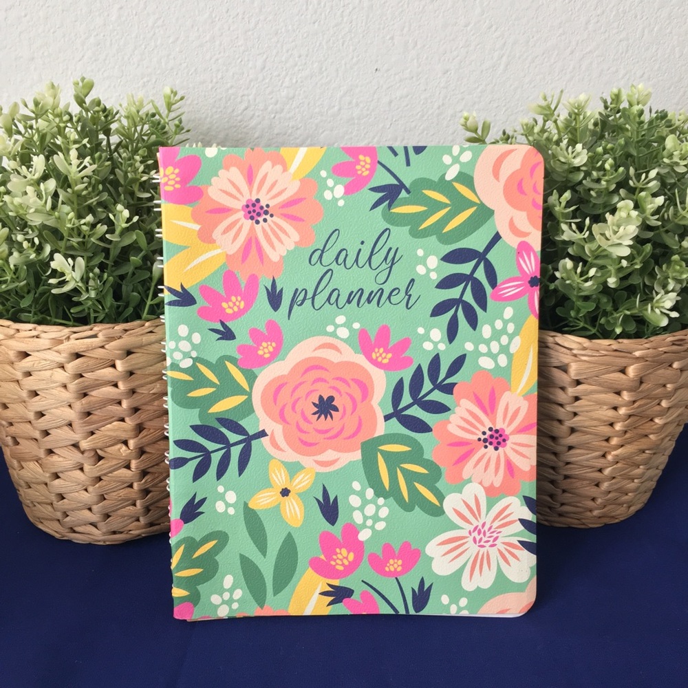 Spiral Daily Planner And 5pc. Sticker Sheets